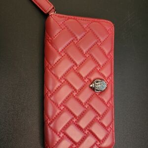 Kurt Geiger Red Quilted Wallet
